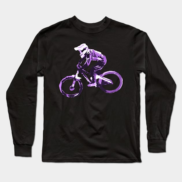 mtb Long Sleeve T-Shirt by rickylabellevie